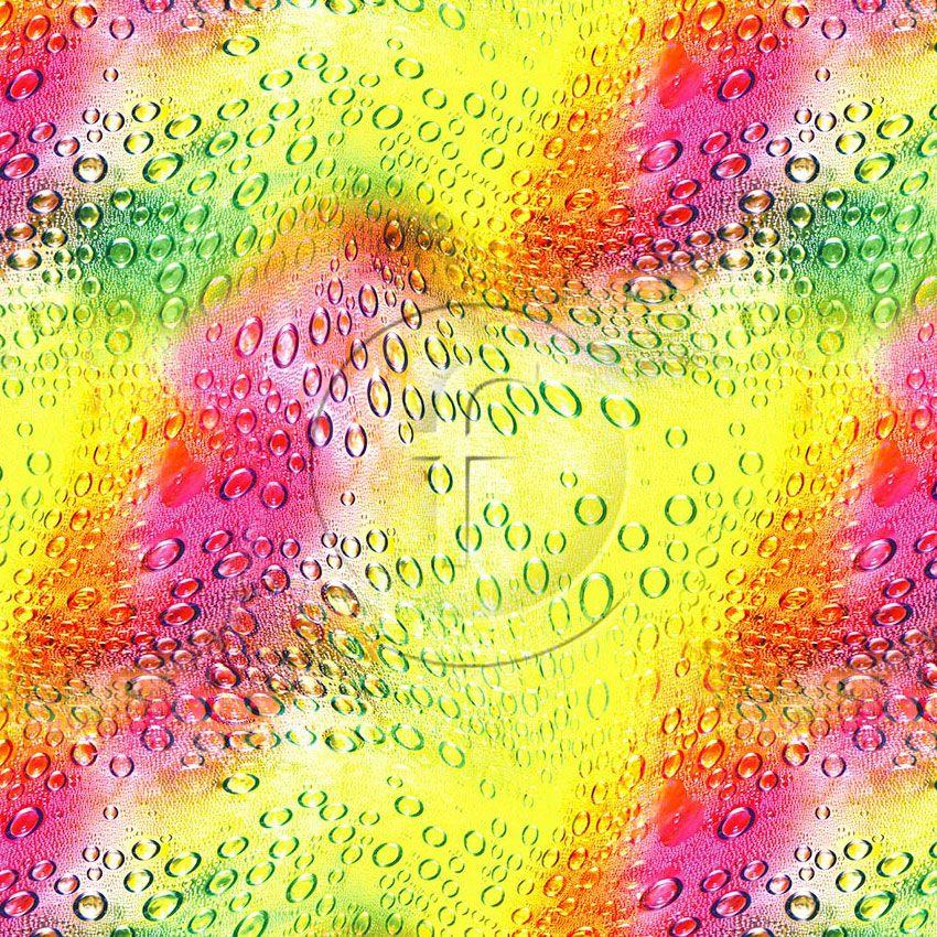 Cloudburst Yellow, Image, Textured Printed Stretch Fabric