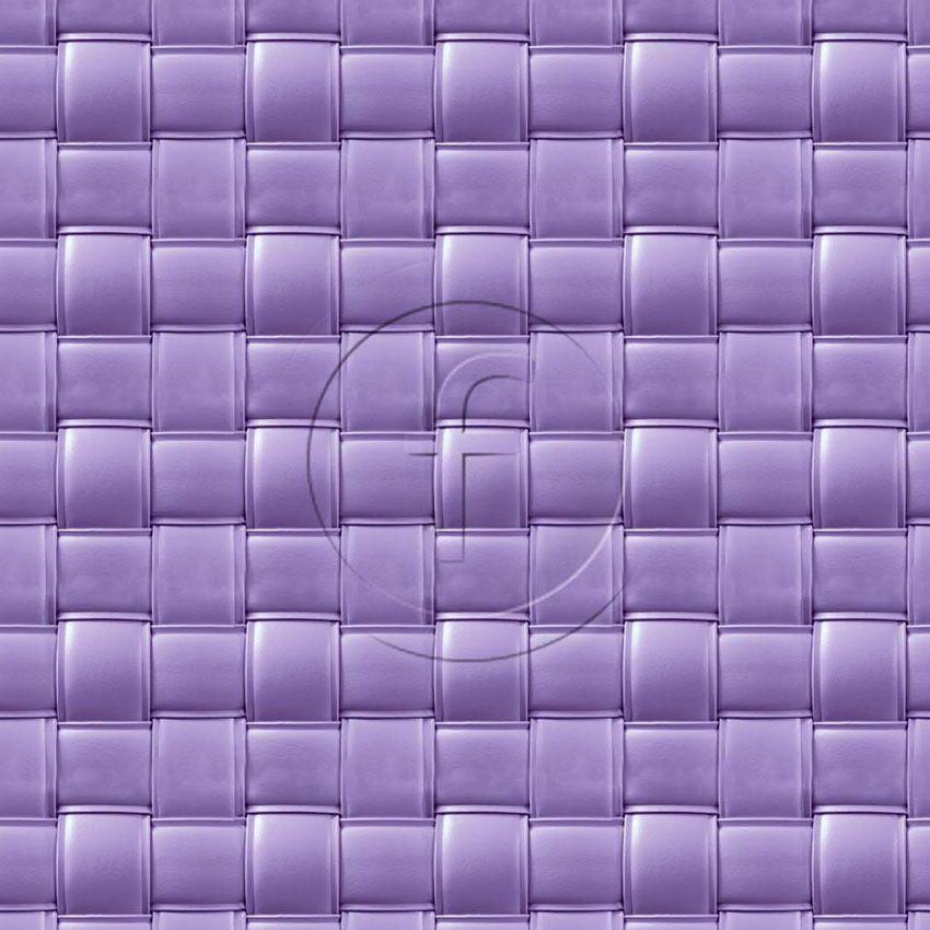 Woven Leather Lilac, Image, Textured Printed Stretch Fabric: Purple