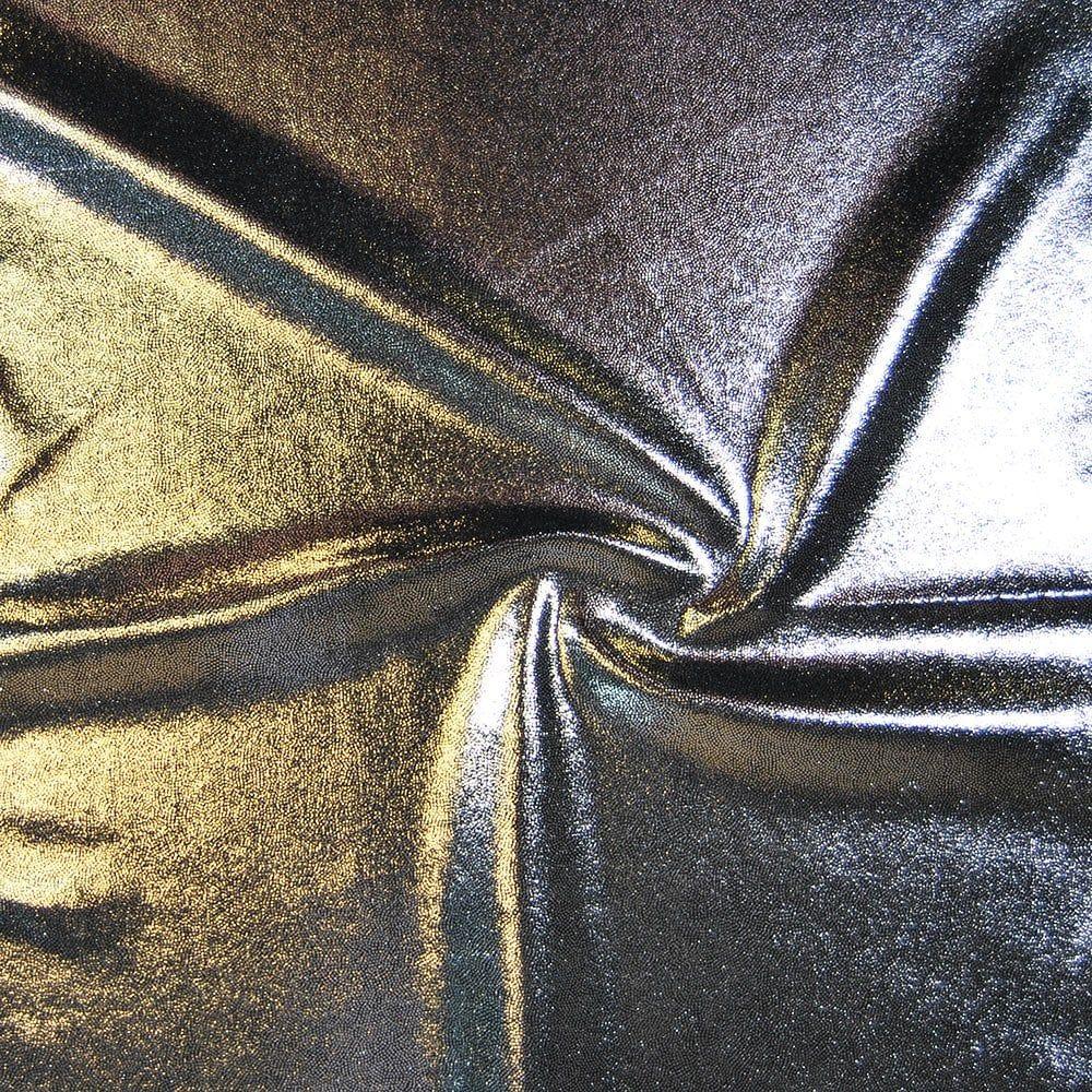 Chromite Foil Effect Shine Stretch Fabric