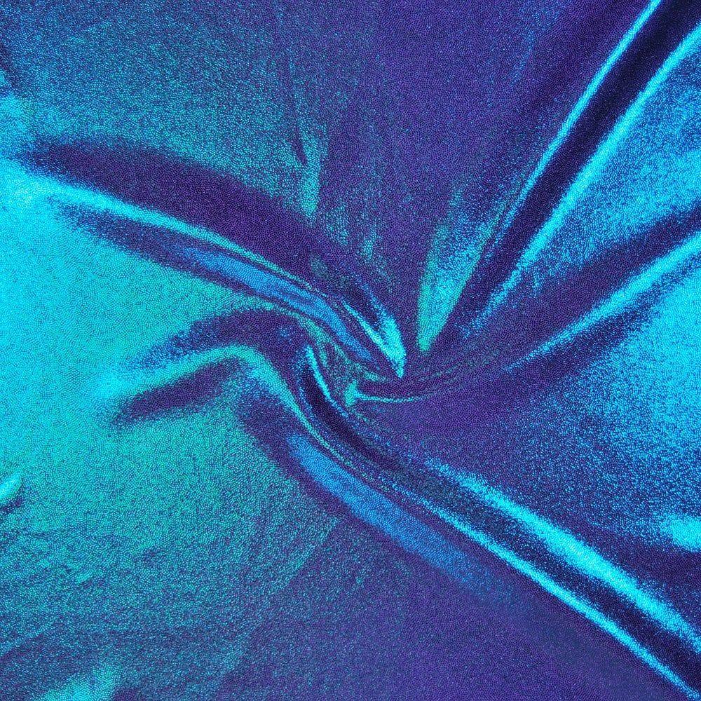 Medusa Foil Effect Shine Stretch Fabric