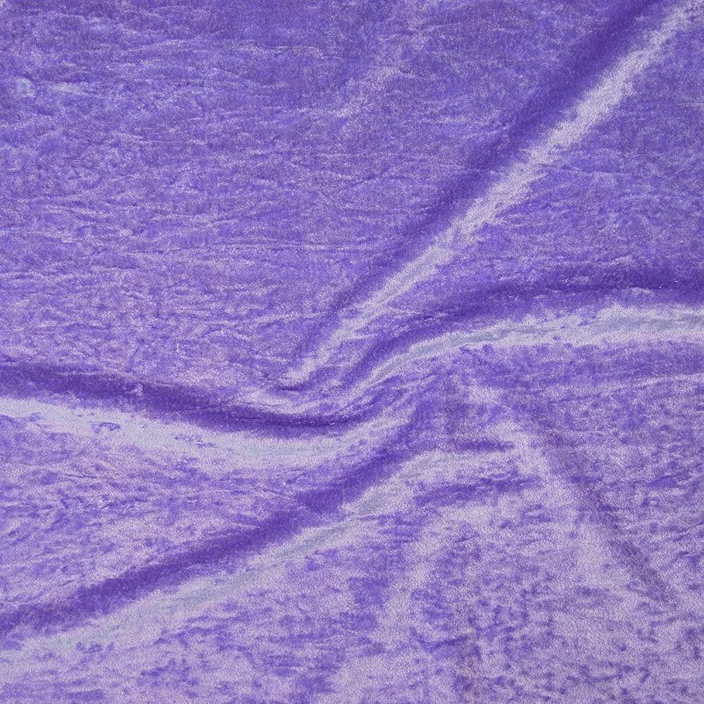 Crushed Stretch Velvet Lilac 
