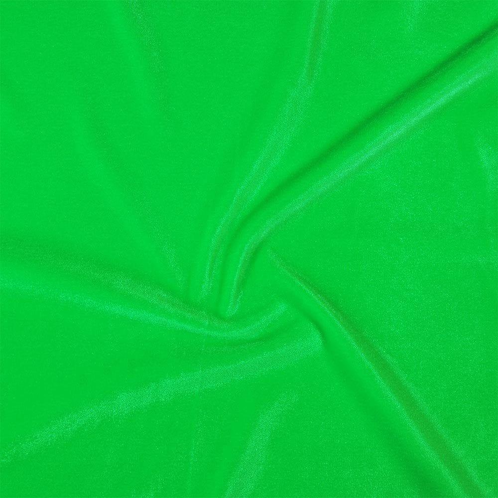 Smooth Stretch Velvet Acid Green