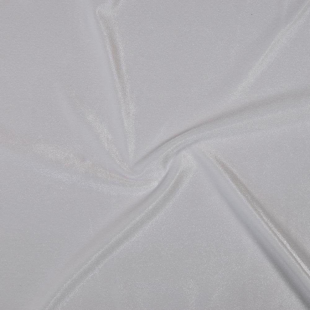 PF1007 Velvet Stretch Polyester White 