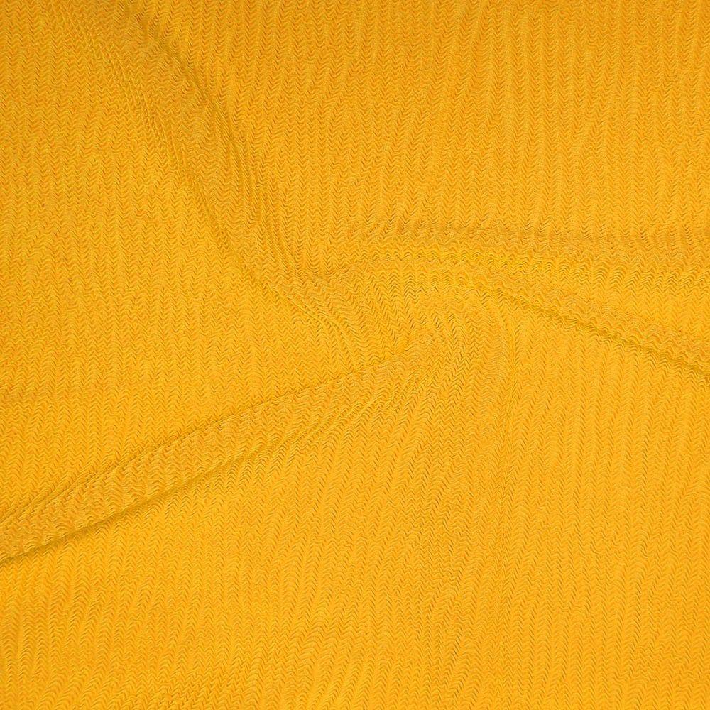 Ibiza Crinkle Stretch Fabric Yellow
