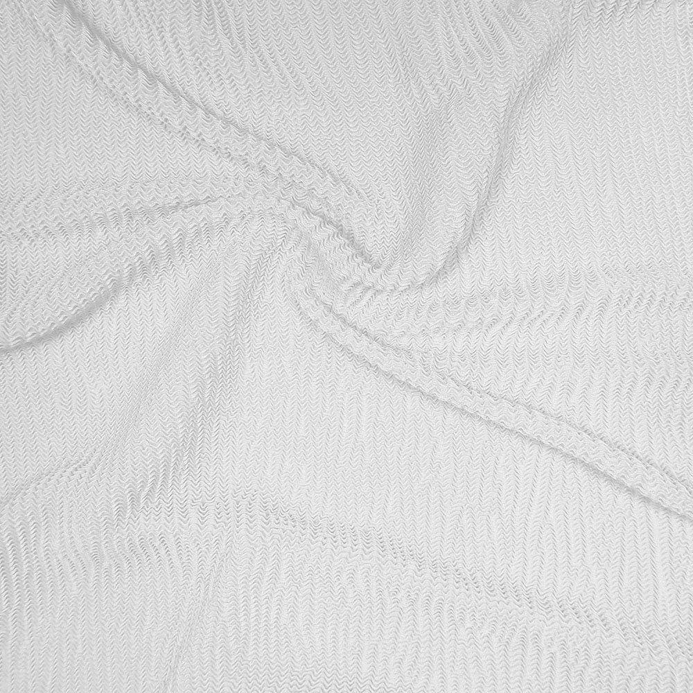 Ibiza Crinkle Stretch Fabric White