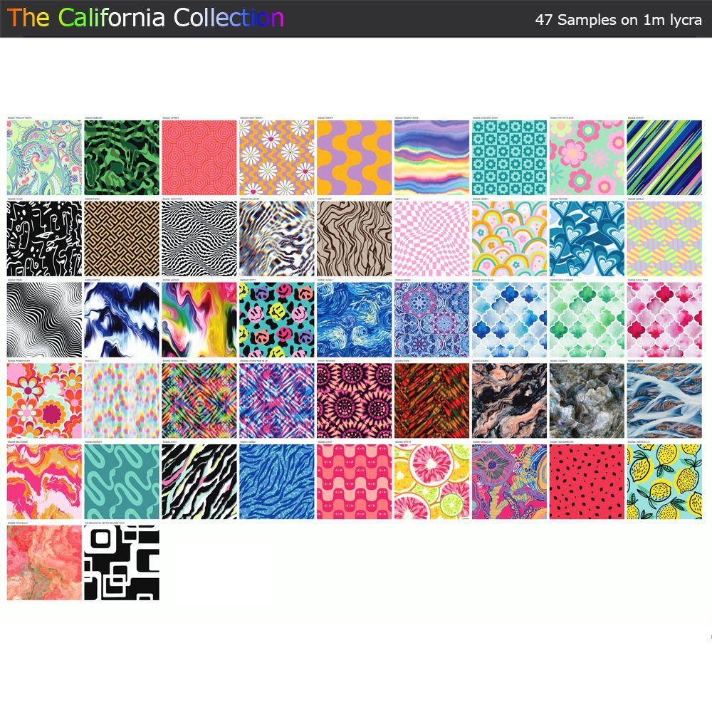 Print Collection - Sample Sheet - California 