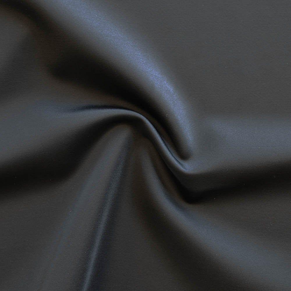 Dubai Heavyweight Stretch Recycled Fabric Black