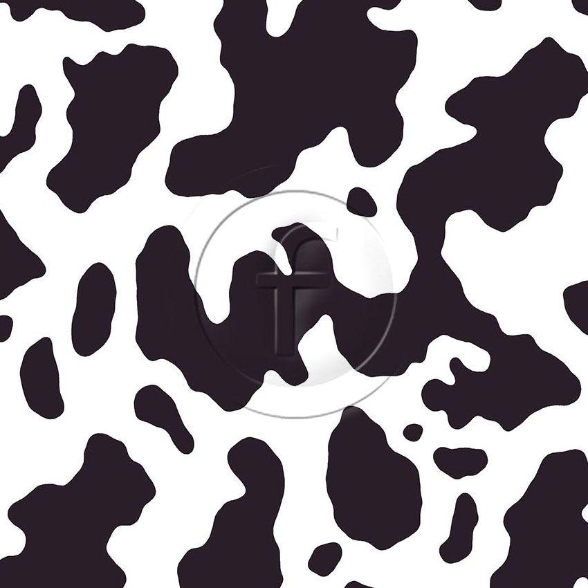 Cow Black & White - Printed Fabric