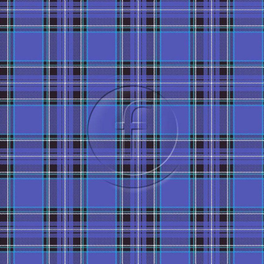 Royal Stewart Purple - Printed Fabric