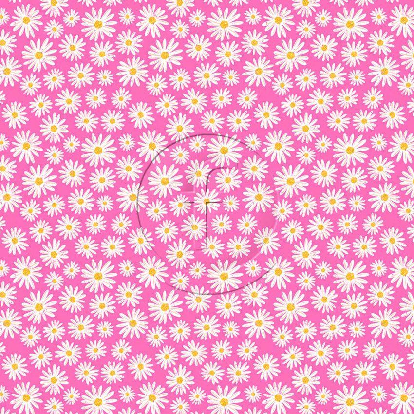 Fluorescent Thrive Pink - Printed Fabric