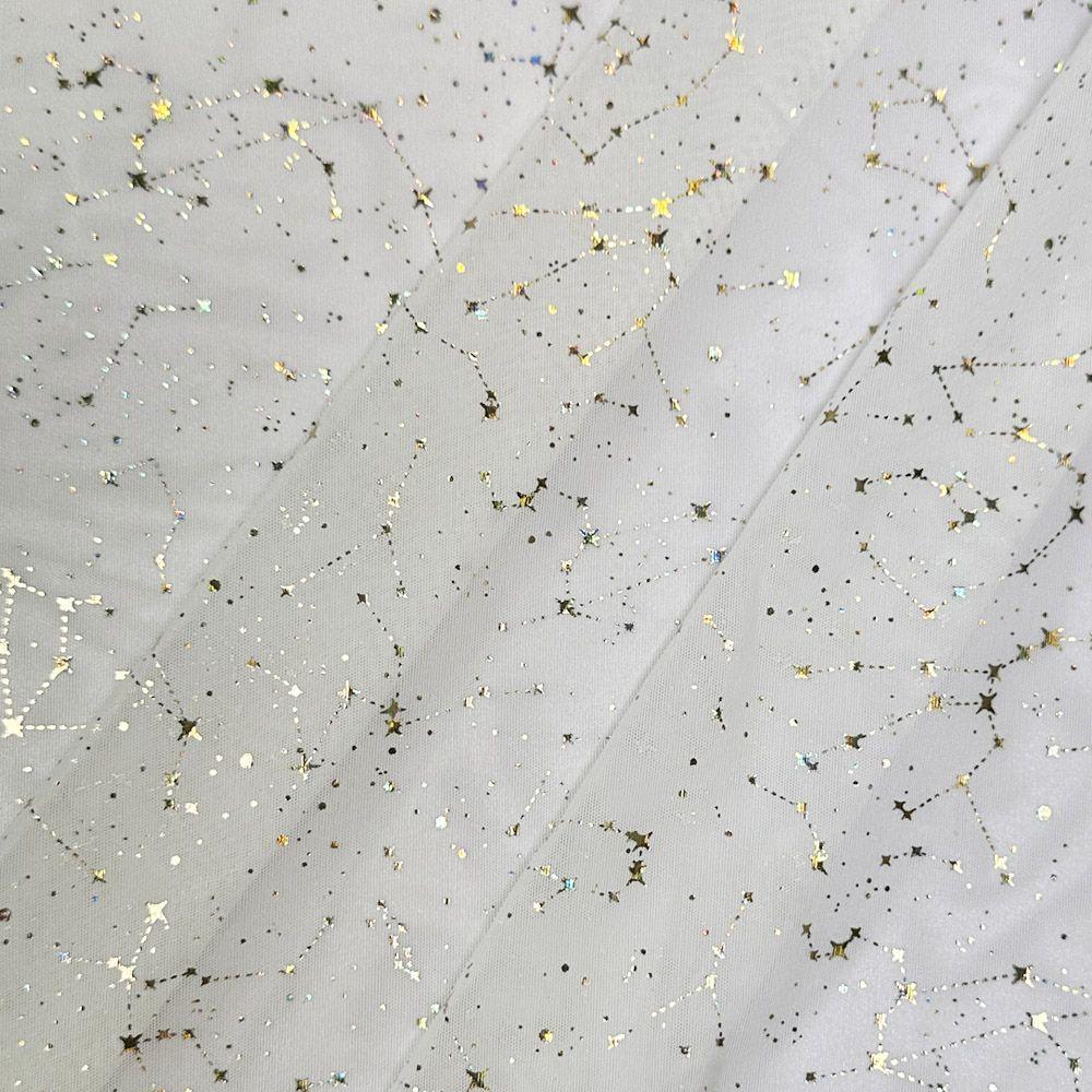 Gold Hologram Constellation / Alicante Net White