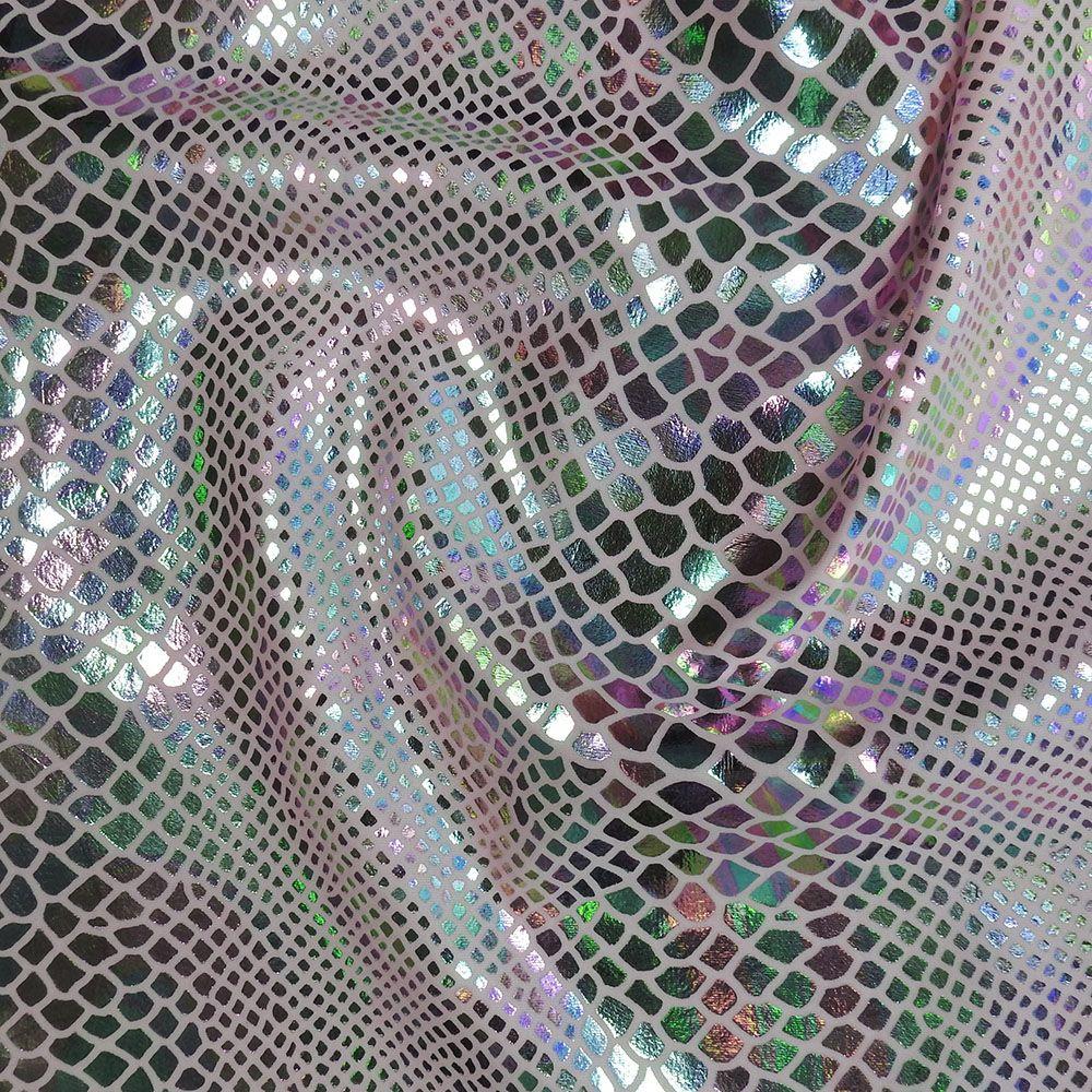 Marble Metallic Snake / Mf5030 Princess Pink Matt Nylon Fabric - Limited Stock