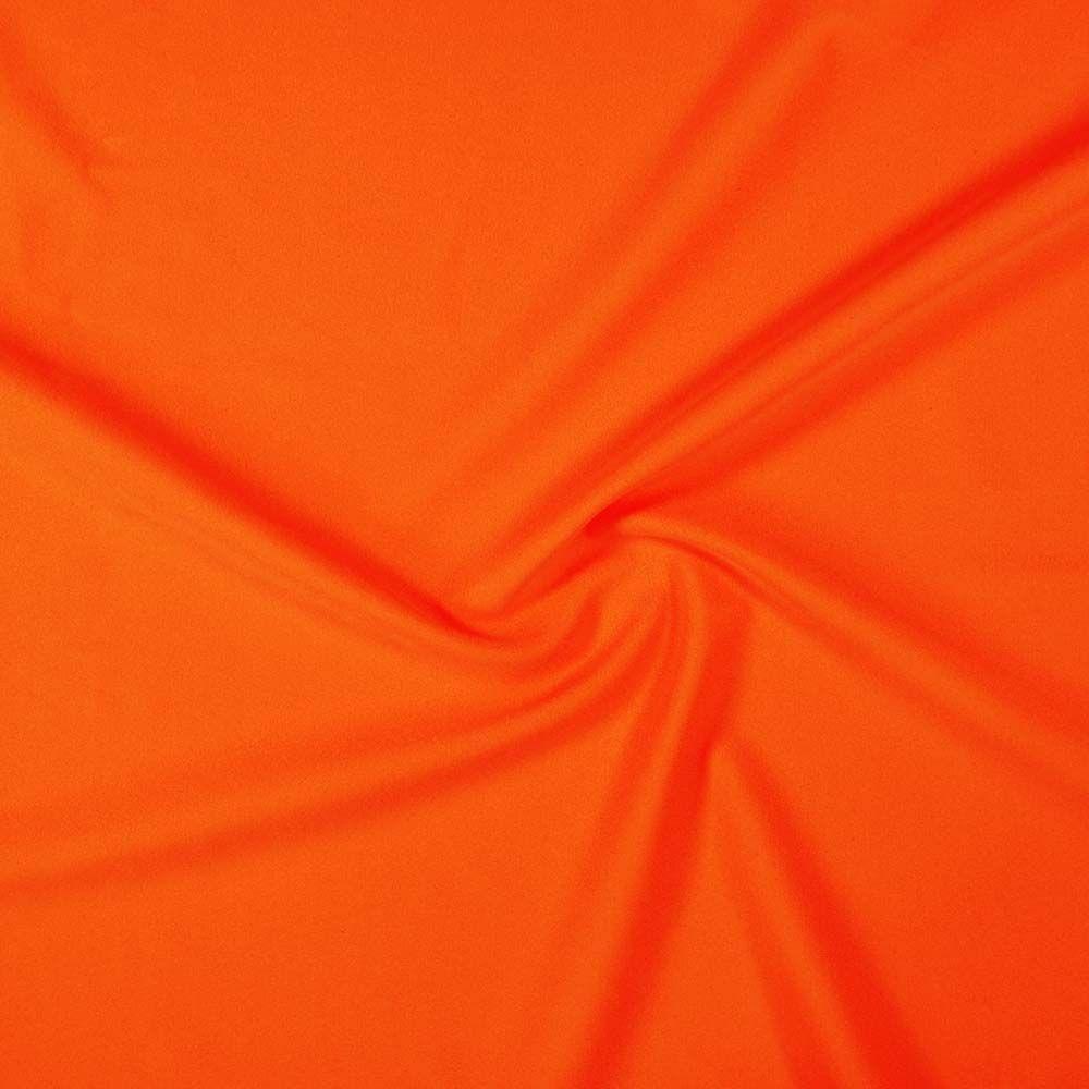 Hot Orange Matt Nylon Lycra - Custom Foiled