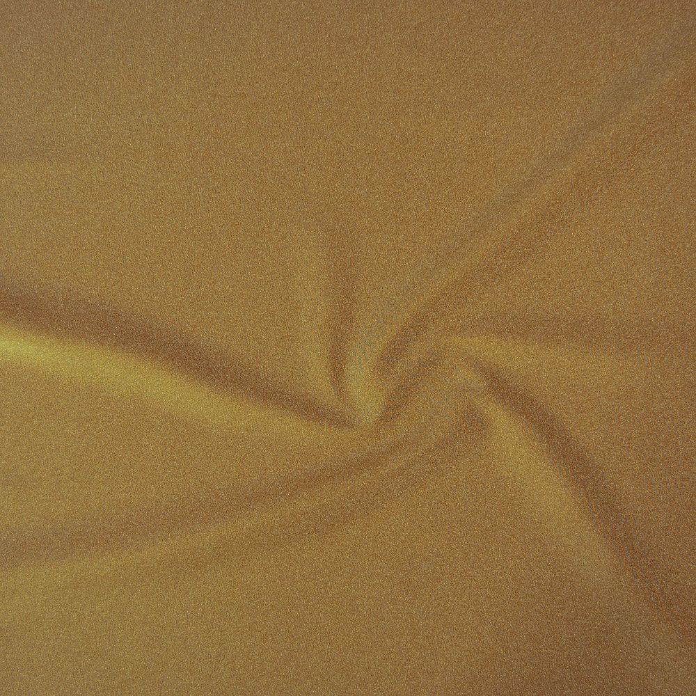 Gold Shiny Nylon Stretch Lycra - Custom Foiled
