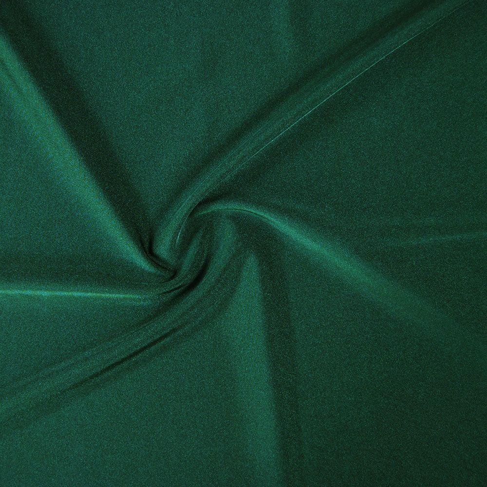 Forest Green Shiny Nylon Stretch Lycra - Custom Foiled