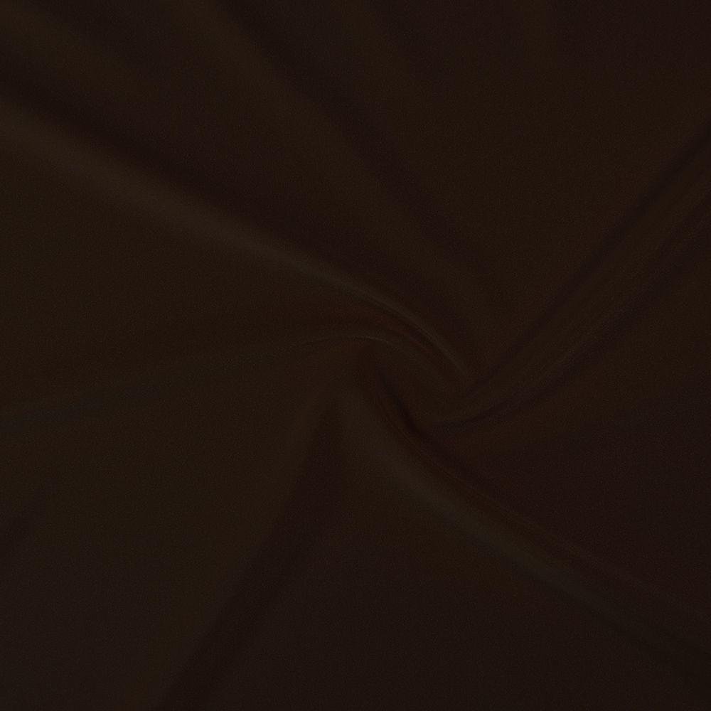 Dark Brown Shiny Nylon Stretch Lycra - Custom Foiled
