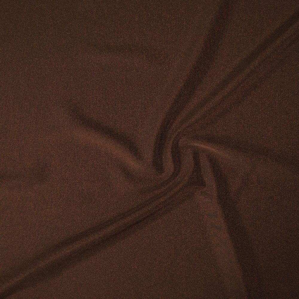 Chocolate Shiny Nylon Stretch Lycra - Custom Foiled