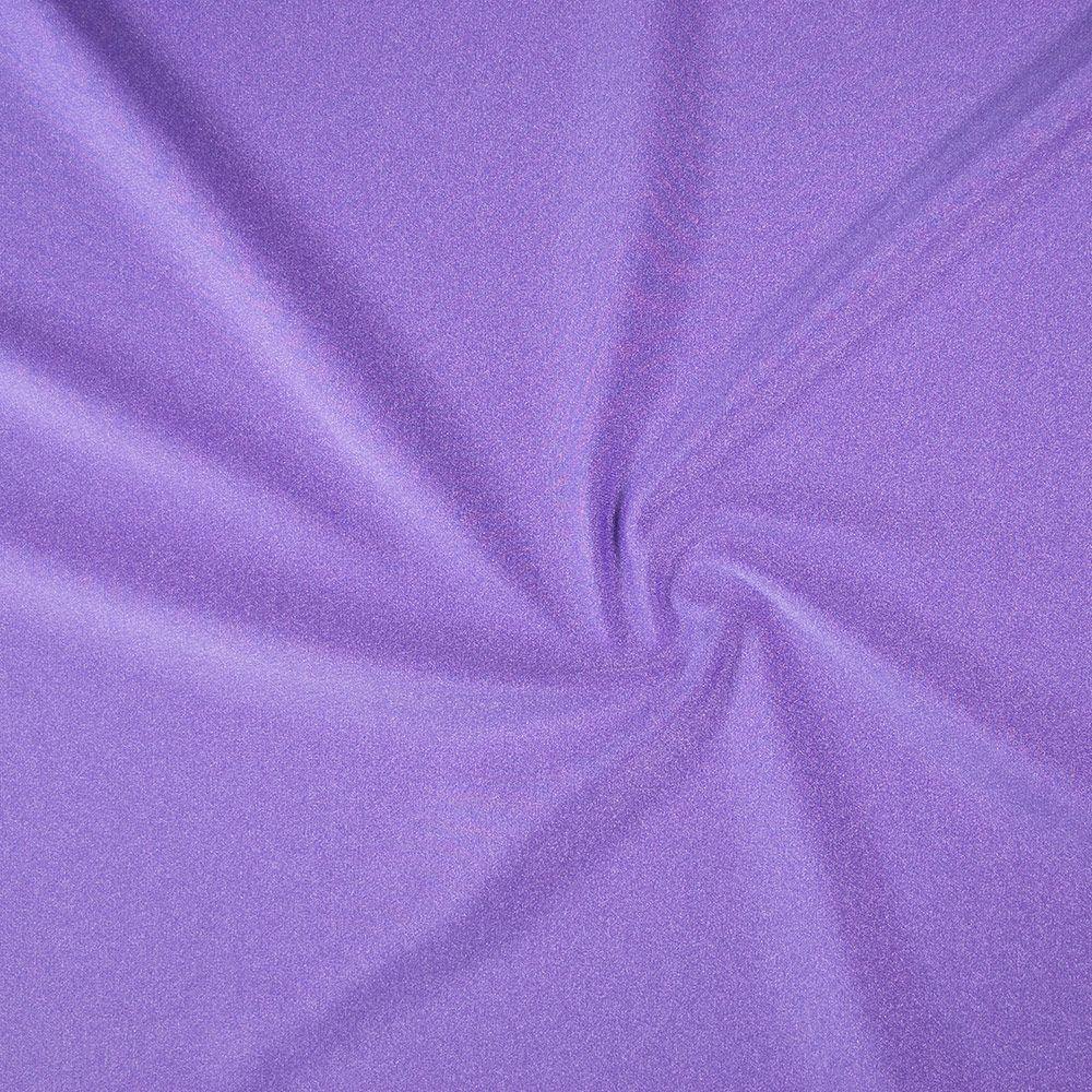 Lilac Shiny Nylon Stretch Lycra - Custom Foiled