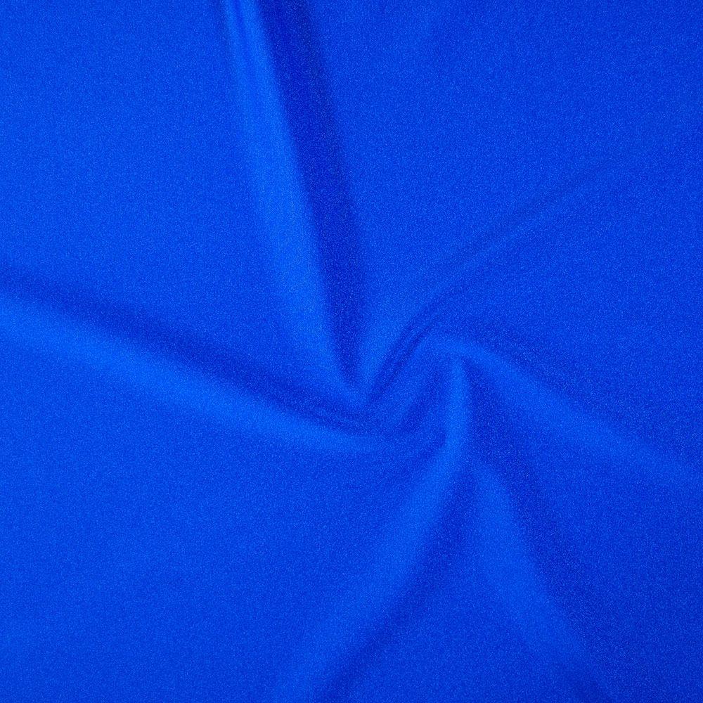 Bright Blue Shiny Nylon Stretch Lycra - Custom Foiled