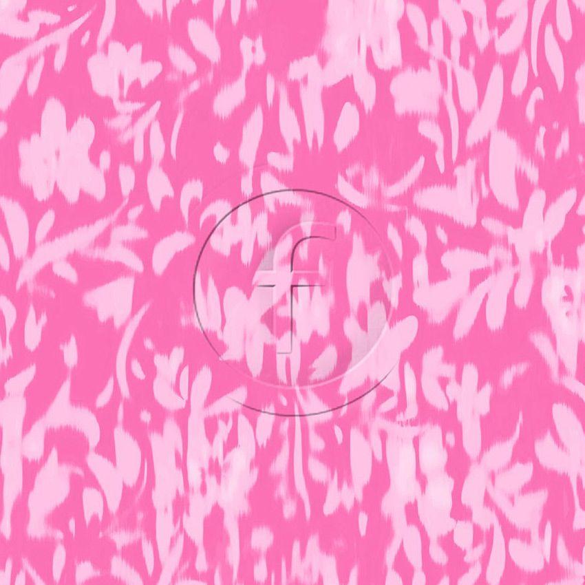Tahiti Pink - Printed Stretch Fabric