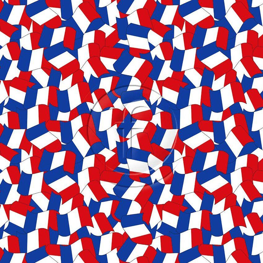 Flag Of France - Printed Fabric