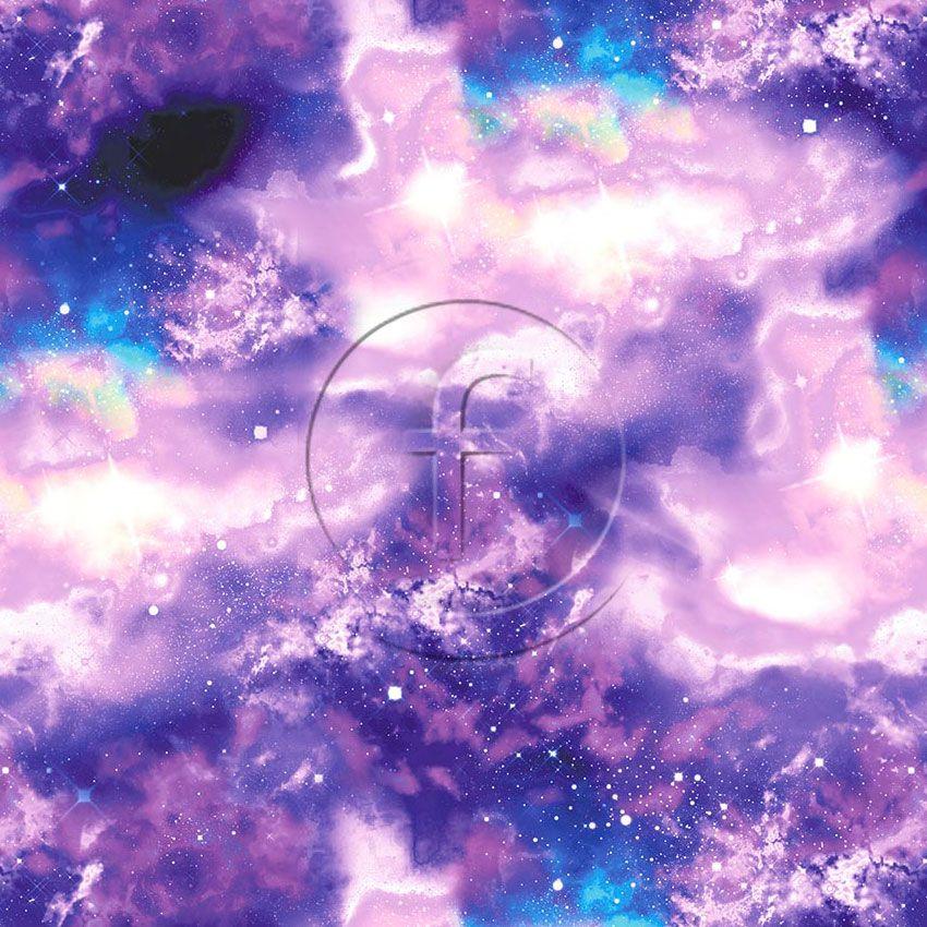 Galactic Lilac - Printed Fabric