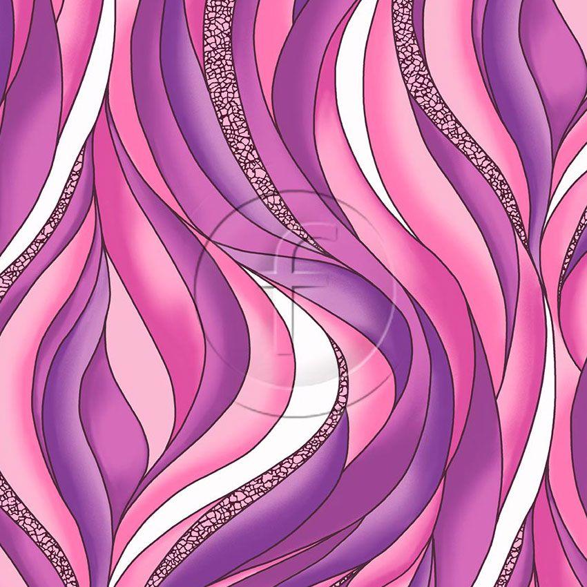 Carousel Two Pink Purple - Printed Fabric