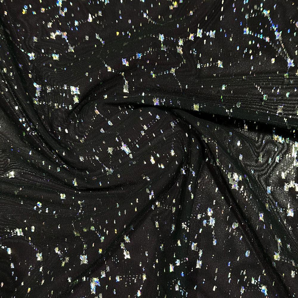 Clearance Silver Hologram Constellation / Alicante Black Net