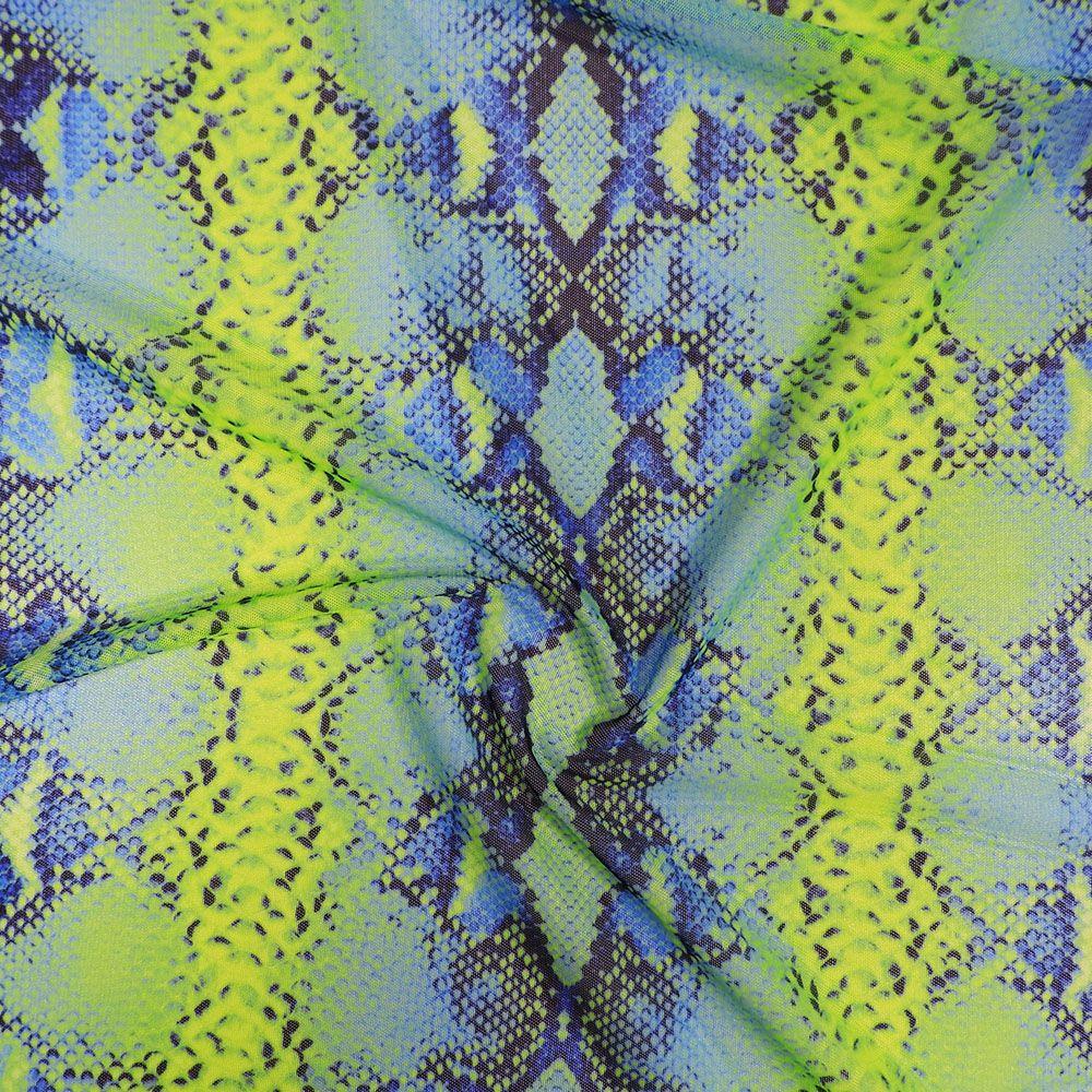 Anaconda Citrus - Printed Fabric on Net