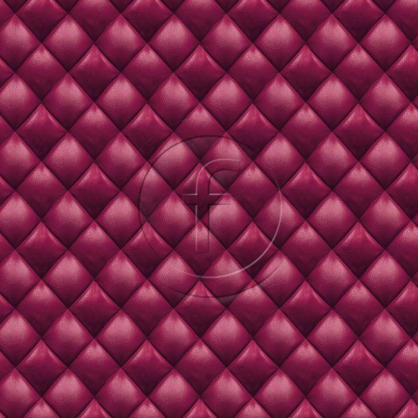 Quilted Leather Ox, Image, Textured Printed Stretch Fabric: Pink