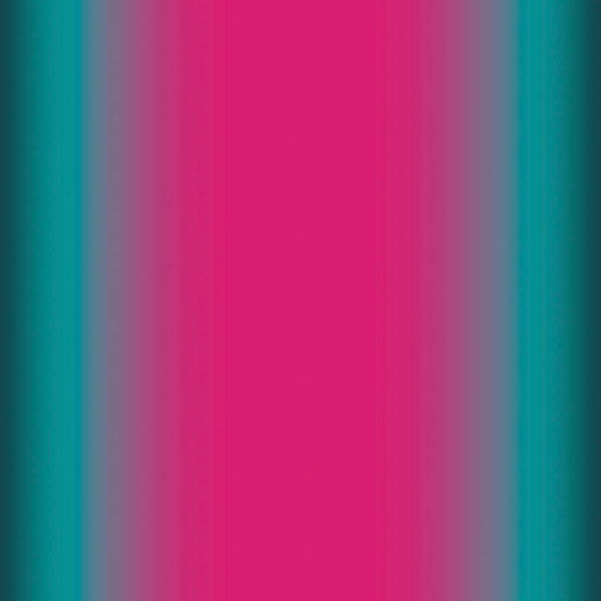 3 Mirror Shading Forest Teal Cerise, Ombre Stretch Fabric: Green/Pink