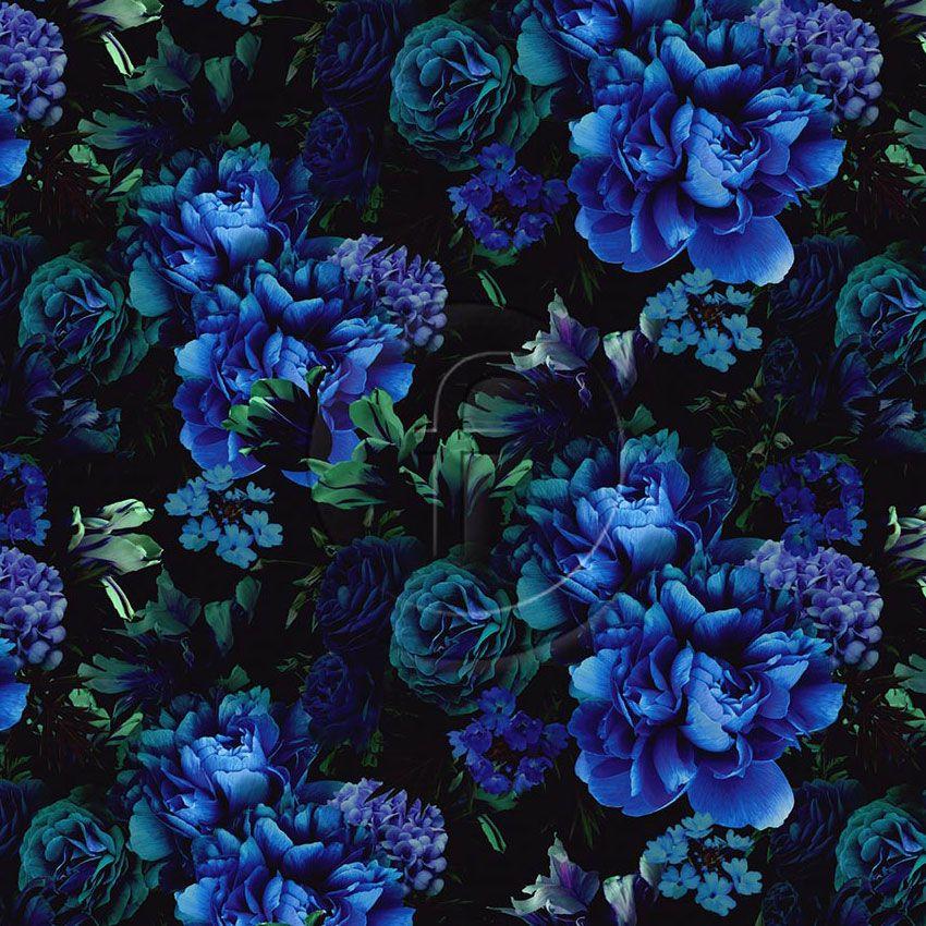 Skyfall Blue - Printed Fabric