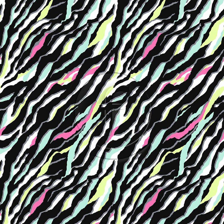 Ahhh, Animal, Graphic Printed Stretch Fabric: Multicolour