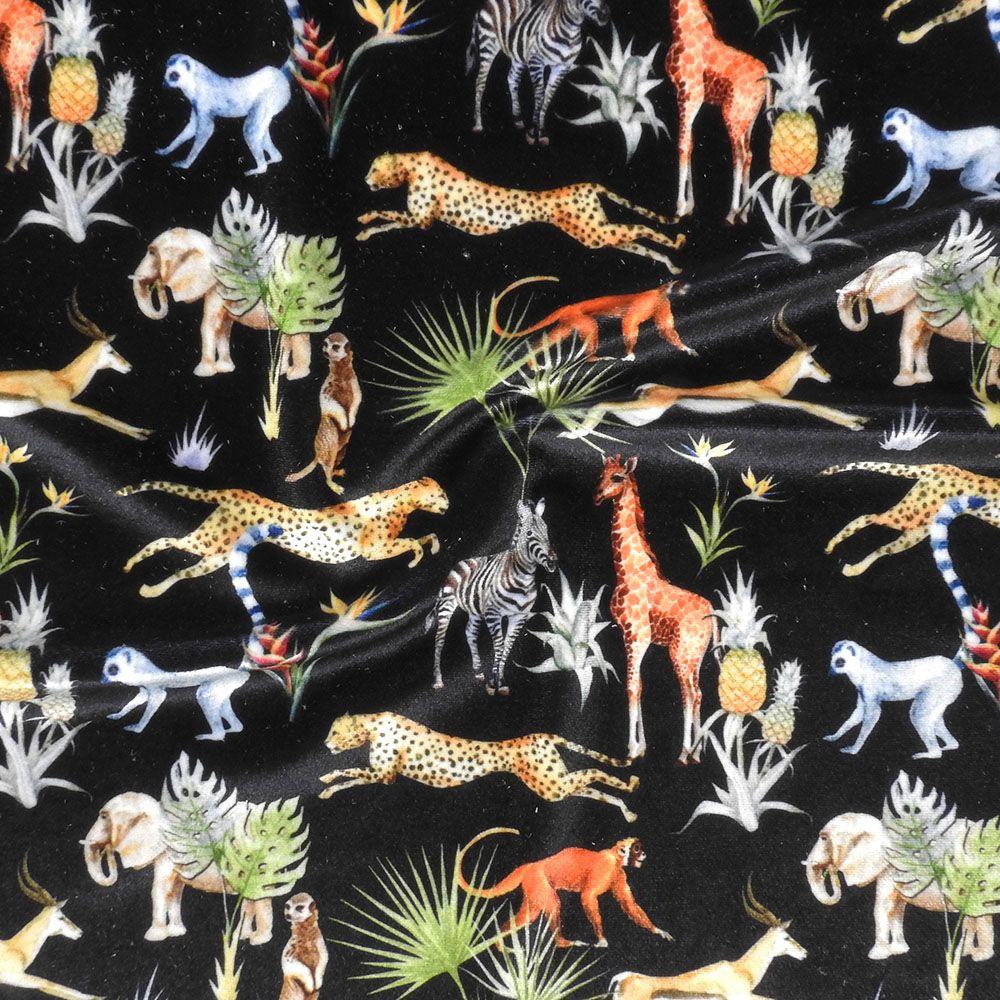 Sahara - Printed Fabric on Velvet