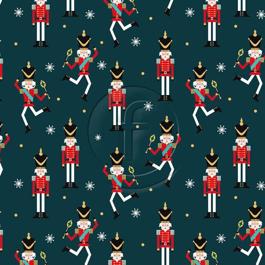 Soldier Boy Patterned Stretch Fabric
