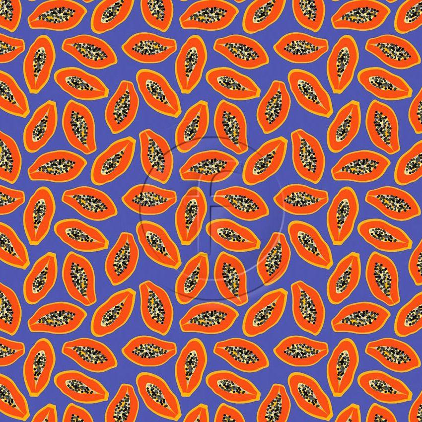 Papaya - Printed Stretch Fabric