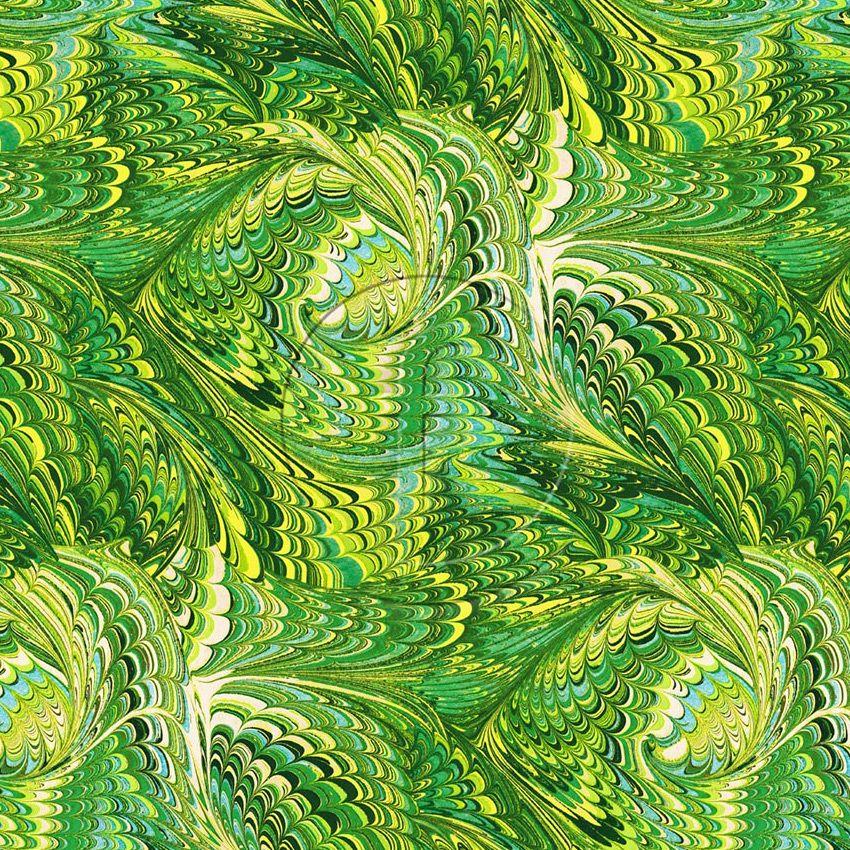 Odyssey Lime - Printed Stretch Fabric