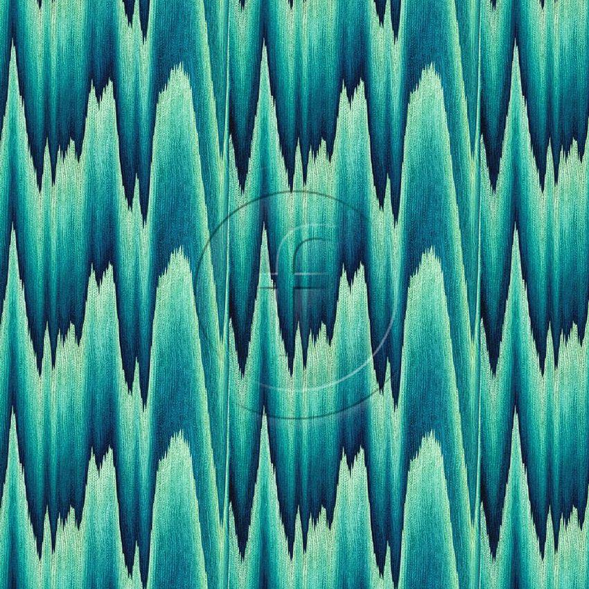 Ziggy Teal - Printed Stretch Fabric