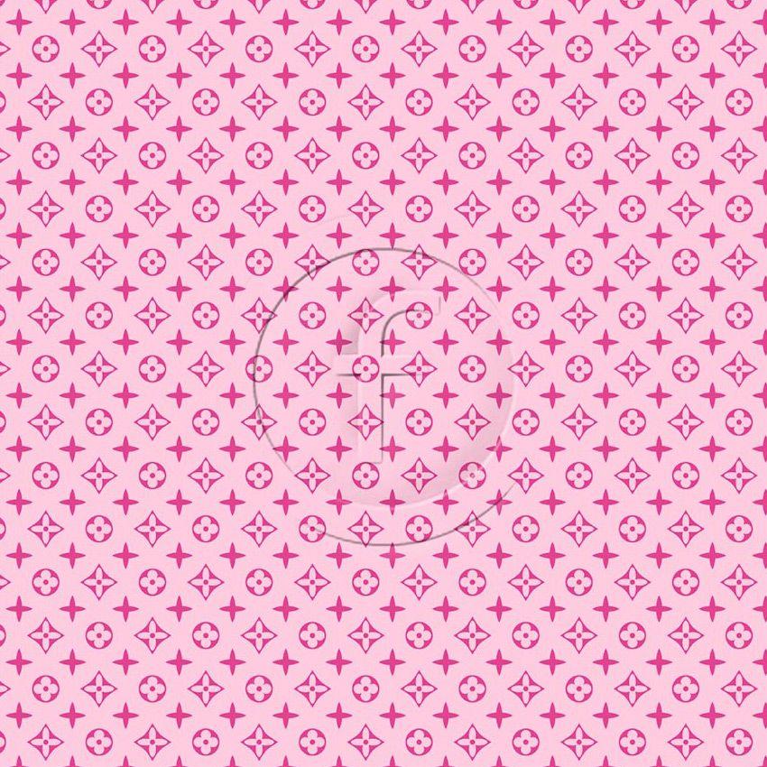 Lulu Pink - Printed Stretch Fabric