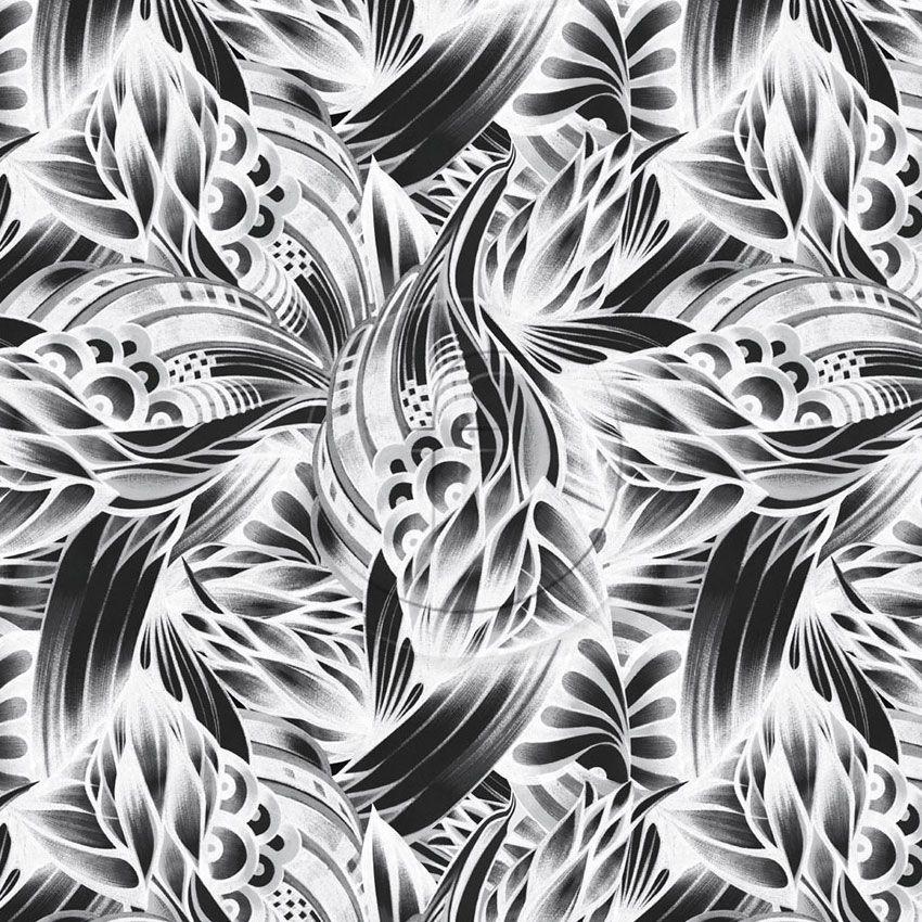 Zaire Greyscale - Printed Fabric
