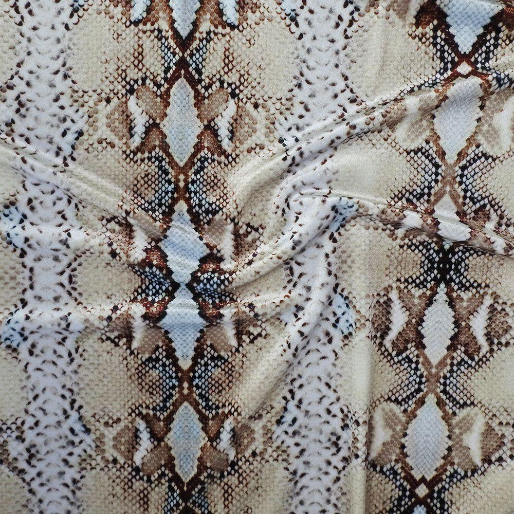 Naked Snake - Printed Fabric on Velvet