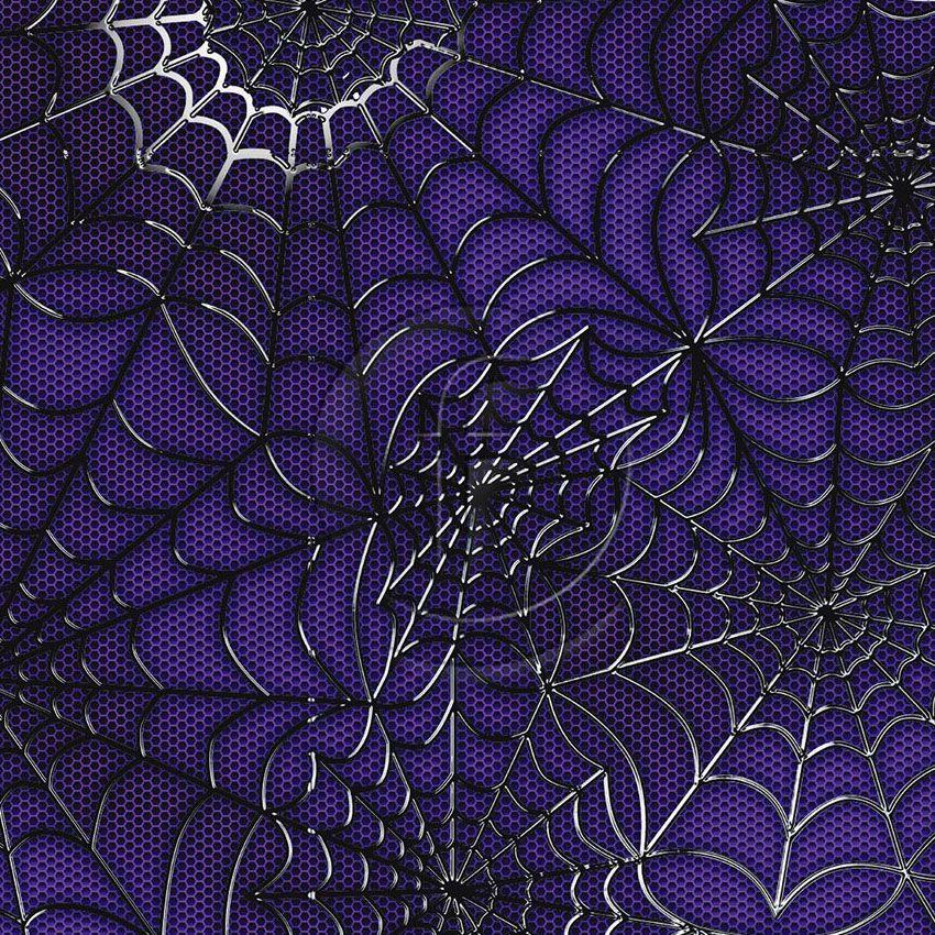 New Spidey Purple - Printed Fabric