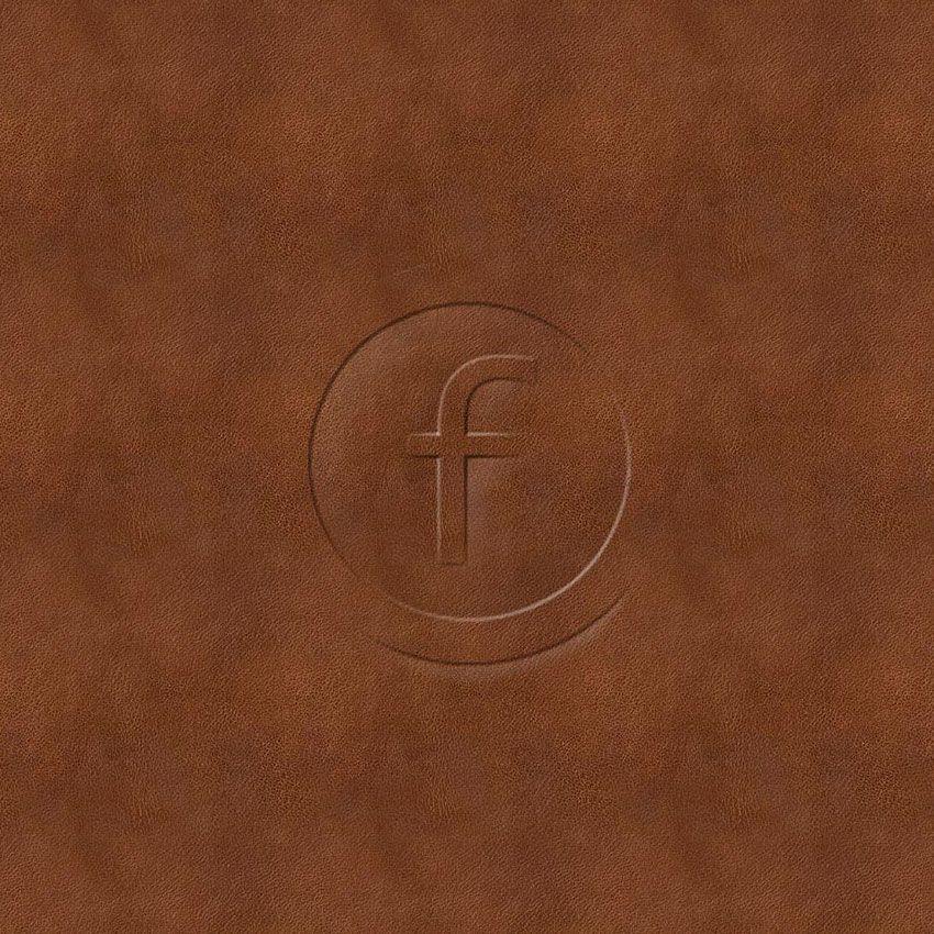 Printed Leather Tan, Textured Printed Stretch Fabric: Brown