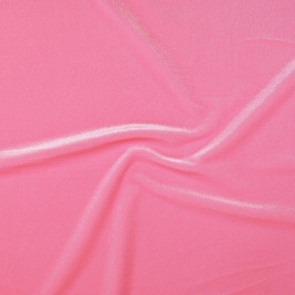 Candy Pink Smooth Stretch Velvet - Custom Foiled