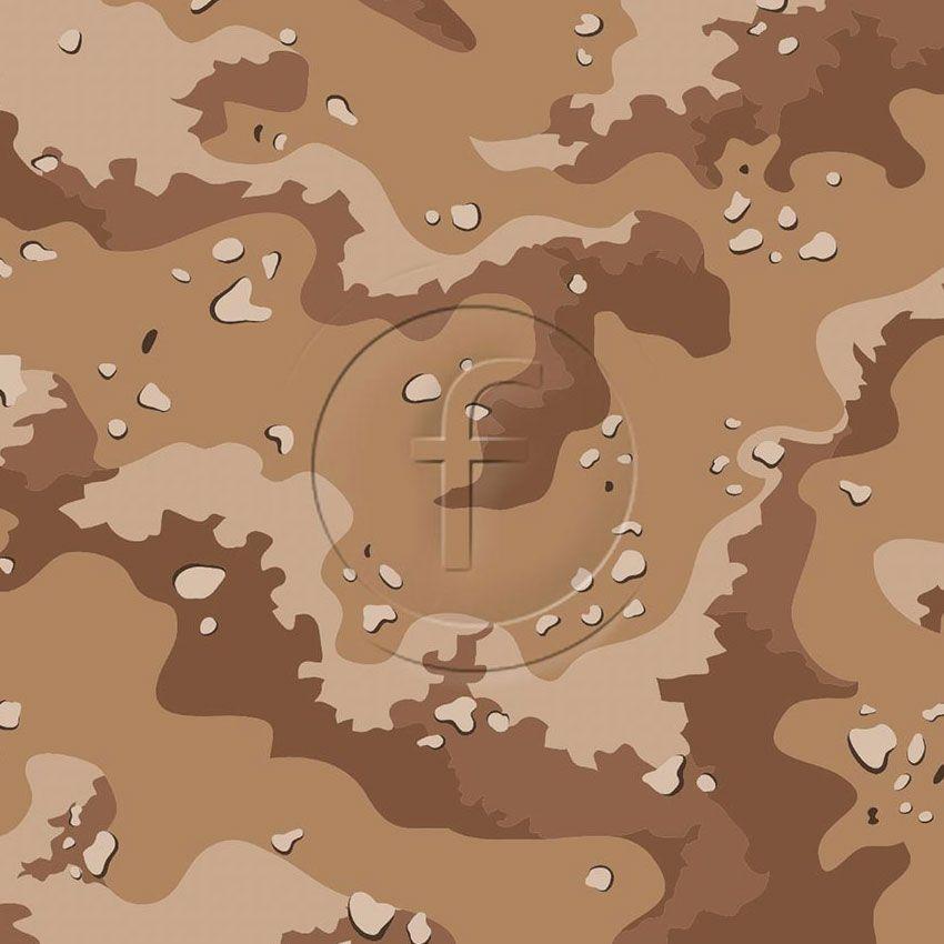 Camouflage Desert Storm Sand - Scalable Patterned Stretch Fabric
