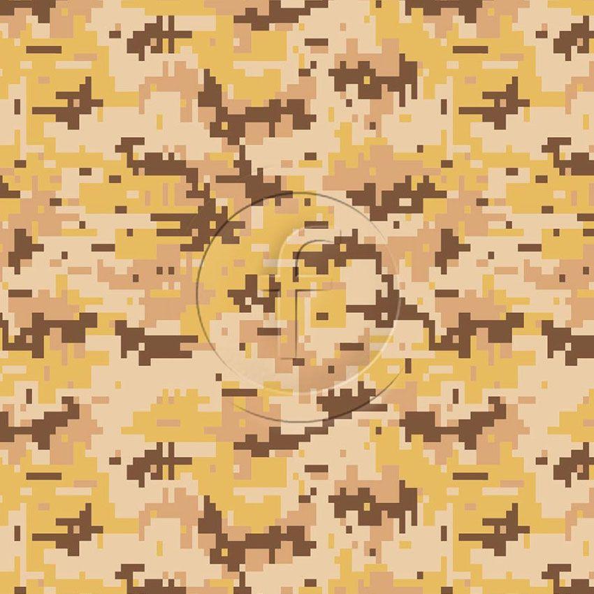 Pixel Camouflage - Colourme - Patterned Custom Coloured & Scalable Stretch Fabric