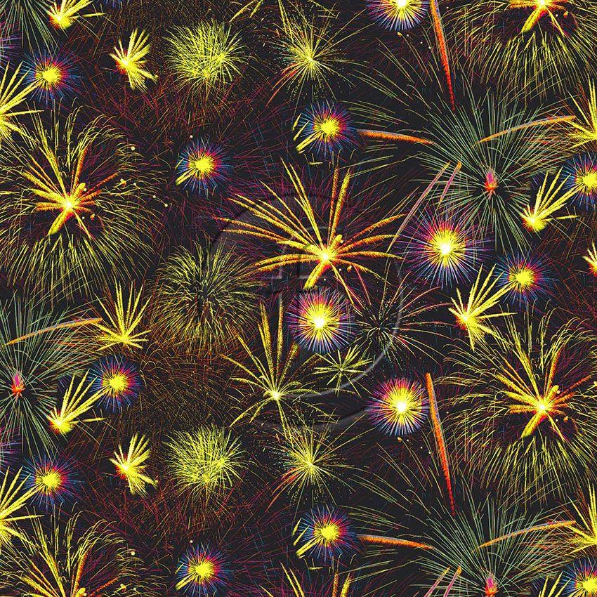Bonfire Night - Scalable Printed Stretch Fabric