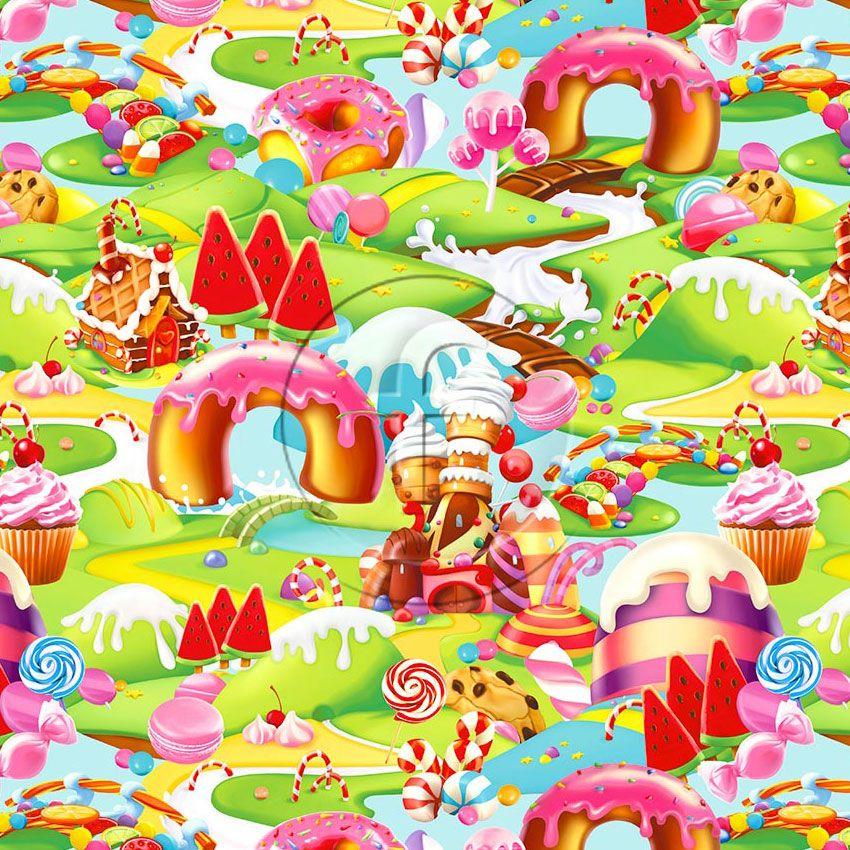 Candyland - Scalable Patterned Stretch Fabric