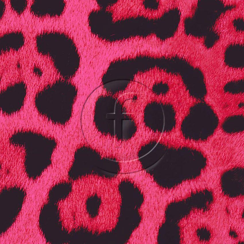 Leopard Spot Maxi Red, Animal Scalable Stretch Fabric