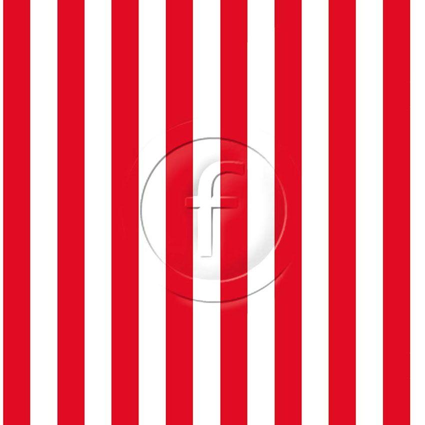 Red White 22Mm Width Striped Scalable Stretch Fabric